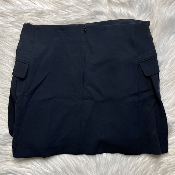 Wilfred Pleated Mini Skirt Black Size 8 - Picture 3 of 3
